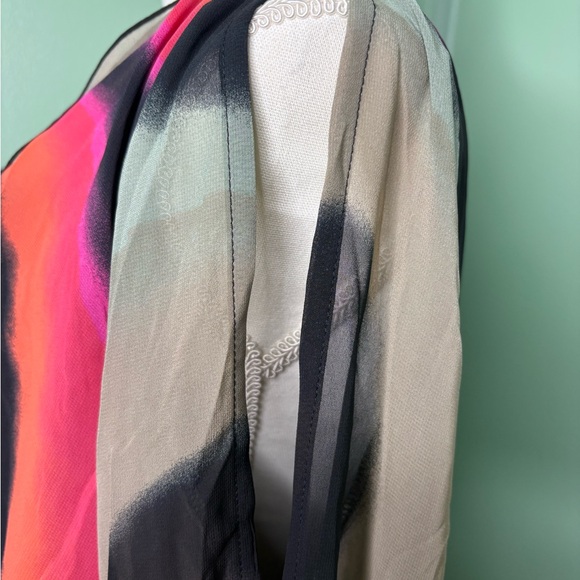 NWT Worthington Multicolor Cowl Neck Top XL - Picture 7 of 9